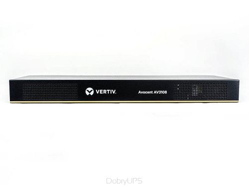 Vertv Avocent AV3108 KVM IP — 8-portowy, 1 użytkownik zadlny, 1 lokalny